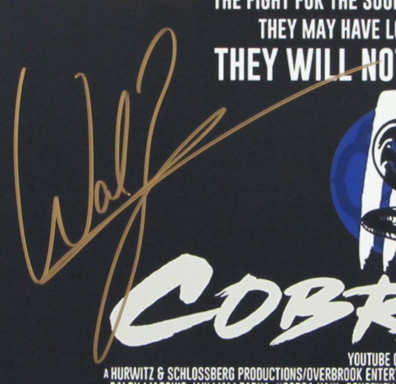 William Zabka/Ralph Macchio "Cobra Kai" Dual-Signed 11x17 Poster JSA 164810