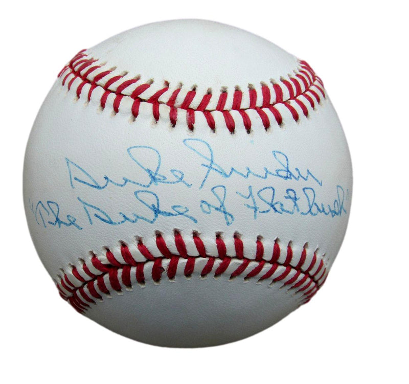 Duke Snider Signed/Inscribed ONL Baseball Dodgers The Duke of Flatbush JSA187301