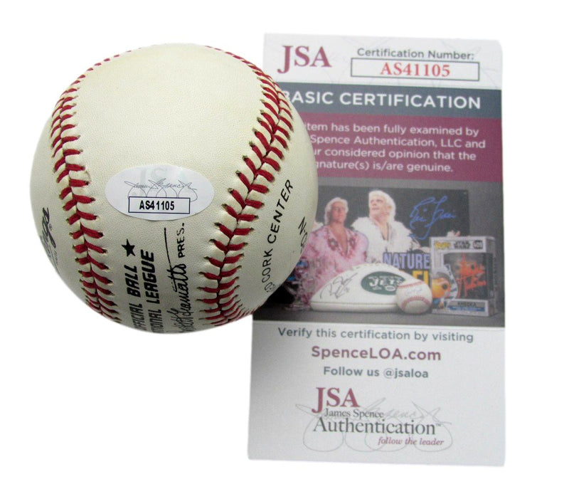 Sammy Baugh HOF Signed Rawlings ONL Baseball Washington Redskins JSA 187319