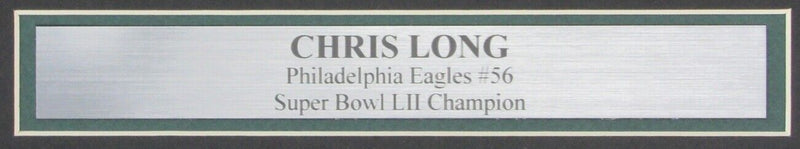 Chris Long Philadelphia Eagles Signed/Autographed 16x20 Photo Framed JSA 157829