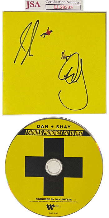 Dan + Shay Duo signed 2020 Should Probably Go To Bed Album Cover Booklet w/ CD & Case- JSA #LL58533