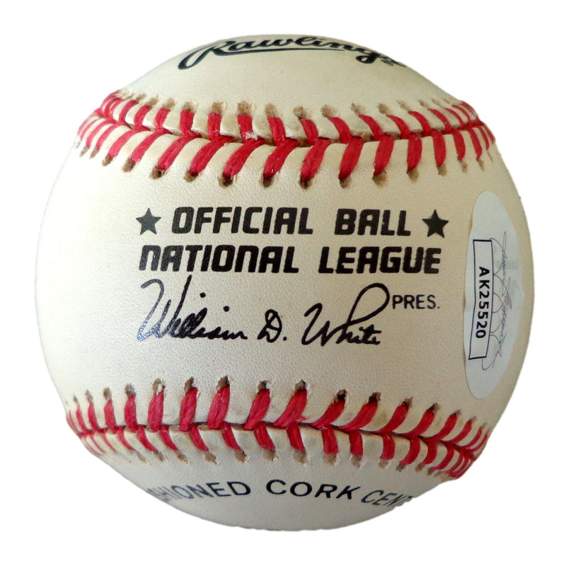 Lew Burdette Autographed ONL Baseball Milwaukee Braves JSA 180152