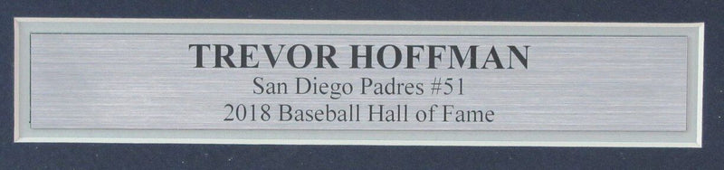 Trevor Hoffman HOF Autographed 8x10 Photo San Diego Padres Framed JSA 180976
