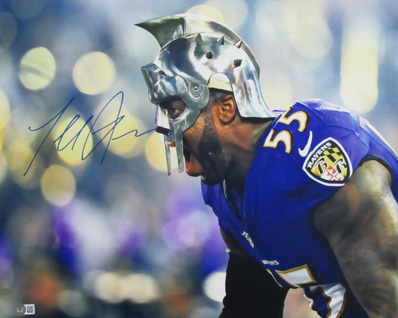 Terrell Suggs Autographed 16x20 Photo Baltimore Ravens Beckett