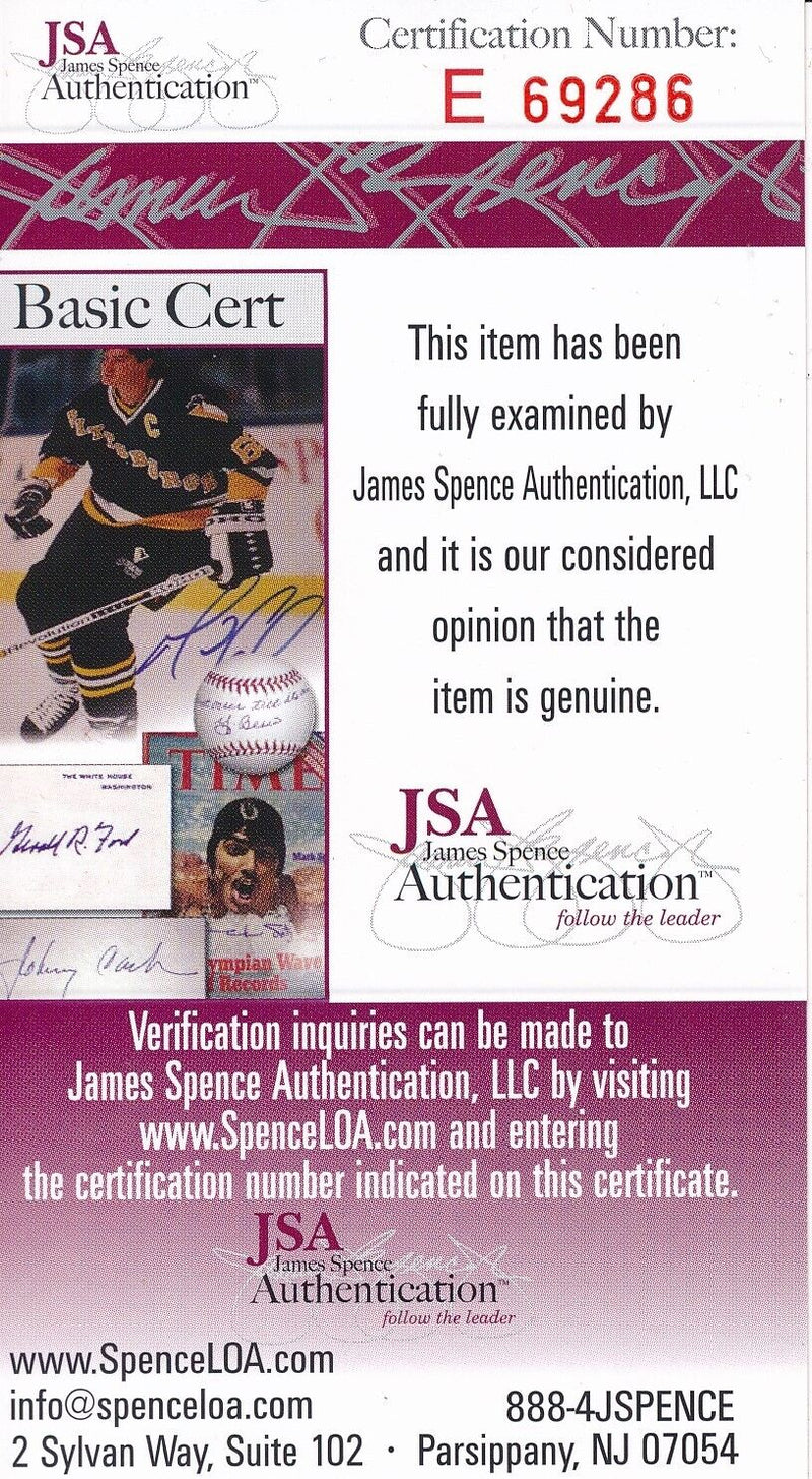 John Madden HOF Raiders Signed/Inscribed Goal Line Art GLAC Postcard JSA 165641