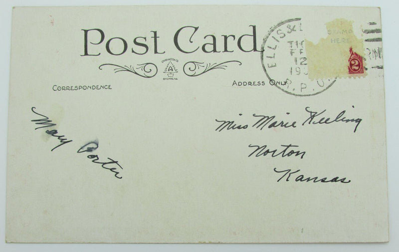 Vintage Postcard "I'm Gonna Tackle The Job of Getting Your Heart" 140033