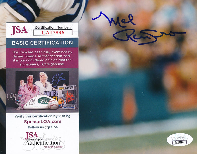 Mel Renfro HOF Signed/Autographed 8x10 Photo Dallas Cowboys JSA 192963