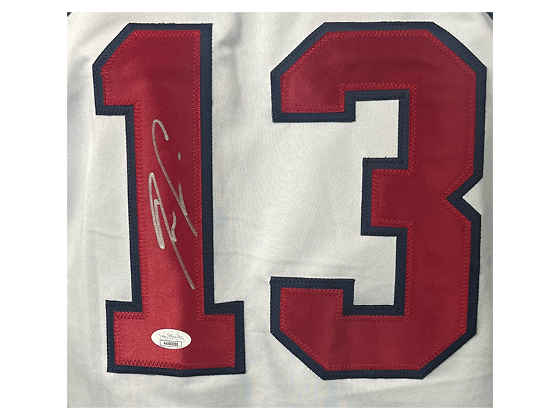 Ronald Acuna Jr. Autographed White Atlanta Custom Baseball Jersey Beckett