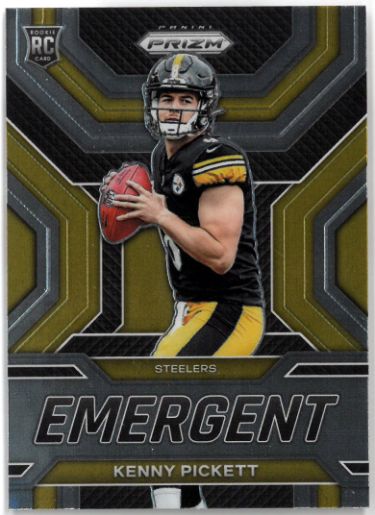 Kenny Pickett 2020 Panini Prizm Emergent Rookie Card (RC) #E-1 (Pittsburgh Steelers)