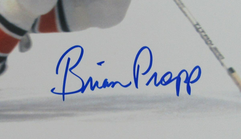 Brian Propp Philadelphia Flyers Autographed/Signed 11x14 Photo JSA 127796