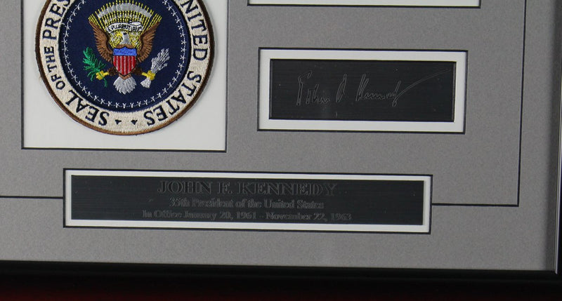 John F. Kennedy Framed Tribute w/Laser Engraved Autograph