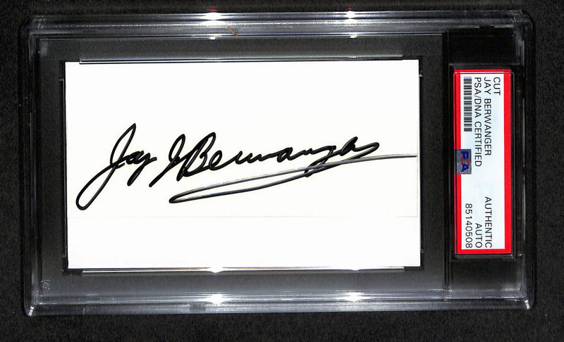 Jay Berwanger Autographed 3x5 Cut Card PSA/DNA 186565