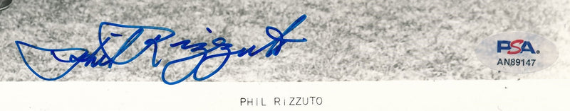 Phil Rizzuto HOF Signed/Auto 8x10 B/W Photo New York Yankees PSA/DNA 191855