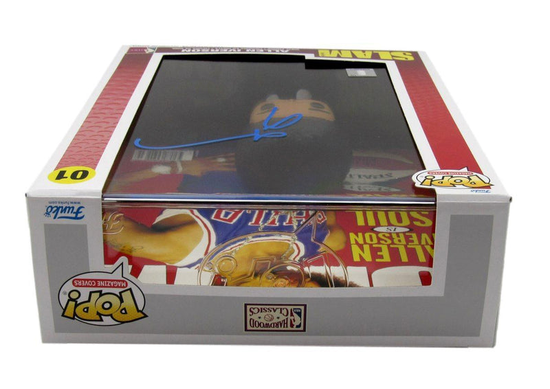 Allen Iverson HOF Autographed Funko POP! SLAM FUNKO  #01 76ers JSA 181851