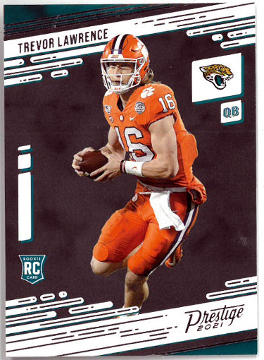 Trevor Lawrence 2021 Panini Prestige Rookie Card (RC) #201 (Clemson Tigers/Jacksonville Jaguars)