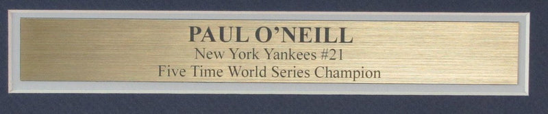 Paul O'Neill Signed/Inscr 11x14 Photo Framed New York Yankees Steiner 190040