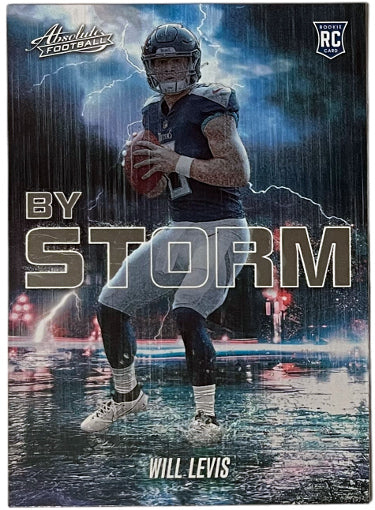 Will Levis 2023 Panini Absolute By Storm Rookie Card (RC) #BST14 (Tennessee Titans)