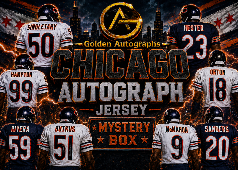 Autographed Chicago Bears Jersey Mystery Box