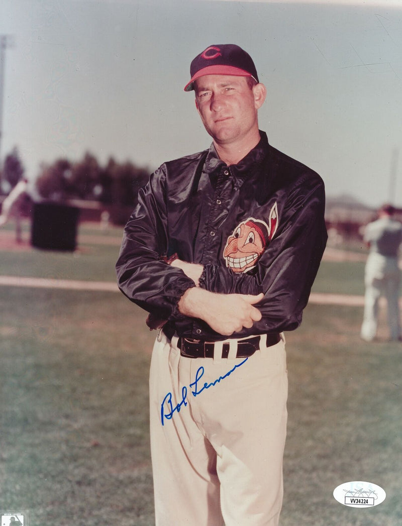Bob Lemon HOF Cleveland Indians Signed/Autographed 8x10 Photo JSA 166494
