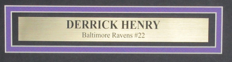 Derrick Henry Signed/Auto 16x20 Photo Baltimore Ravens Framed Beckett 191938