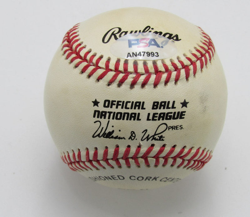 Red Schoendienst HOF Signed/Autographed ONL Baseball Cardinals PSA/DNA 191647