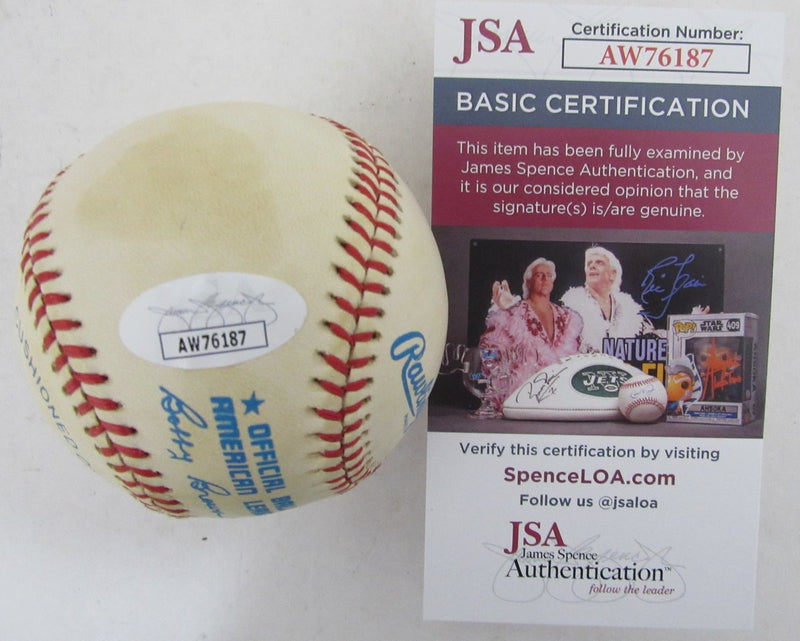 Ray Fosse Signed/Autographed OAL Baseball Cleveland Indians JSA 192462