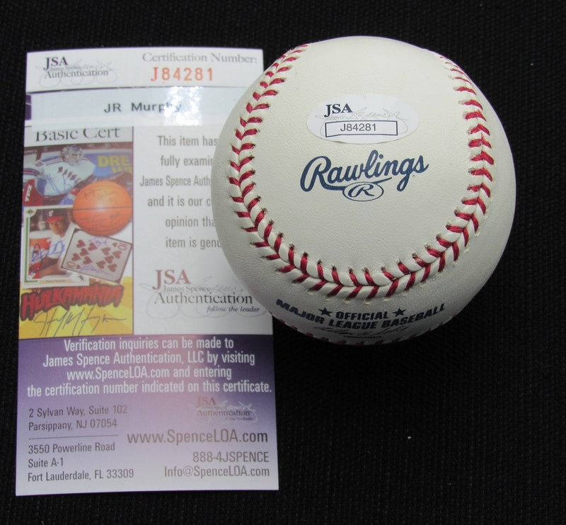 JR Murphy Signed/Auto Yankees 100th OML Baseball JSA Inscr  186895