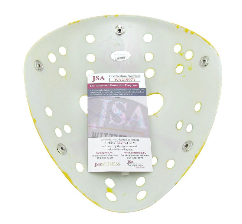 Ari Lehman Autographed/Inscribed "JASON 1" Yellow Mask "Friday the 13th" JSA