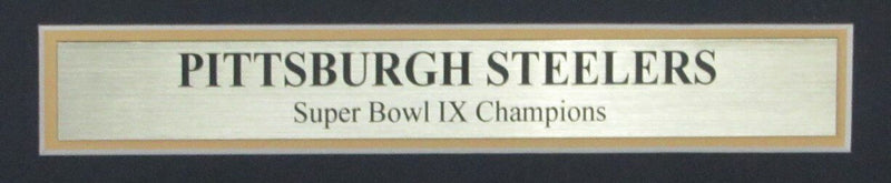 Pittsburgh Post Newspaper 1975 Steelers Super Bowl IX Champs Framed 165886