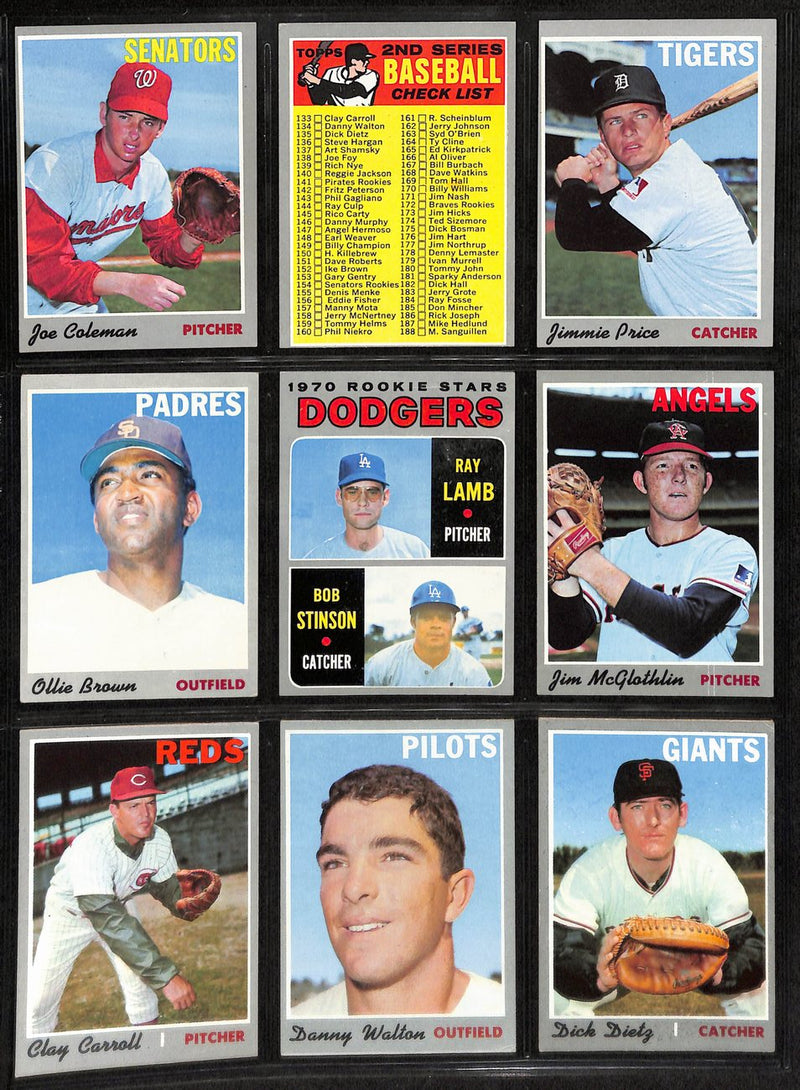 1970 Topps Baseball Card Complete Set (1-720) Seaver Munson Clemente Ryan 189641