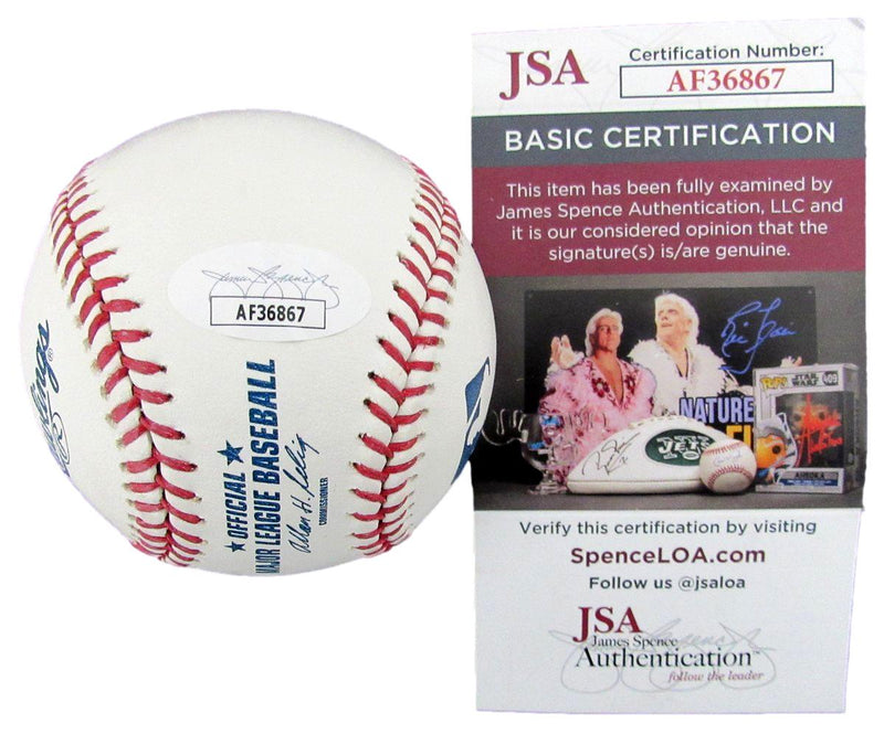 Marty Bystrom Signed/Inscribed "80 WSC" OML Baseball Phillies JSA 192320