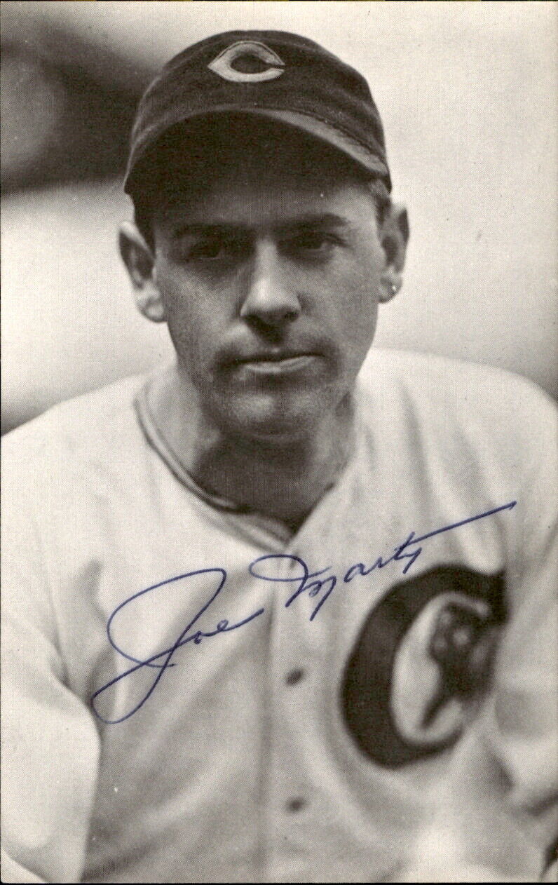 Joe Marty Chicago Cubs d. 1984 Signed/Auto 3x5  Photo 178605