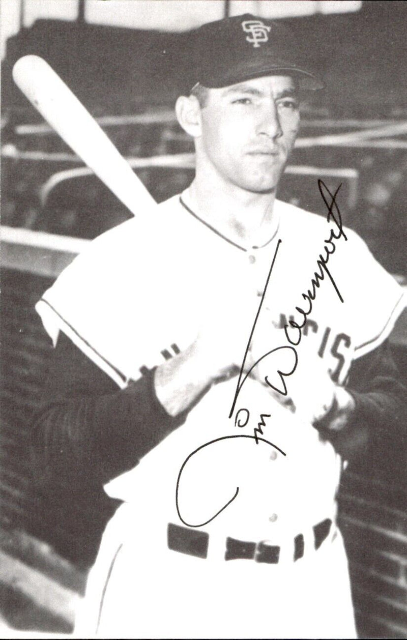 Jim Davenport San Francisco Giants Signed/Auto 3x5  Photo 178167