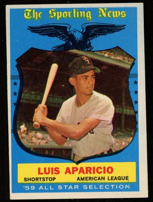1959 Topps Baseball Luis Aparicio HOF #560 Chicago White Sox