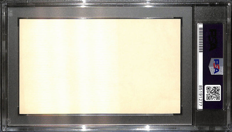 Joe Torre Signed/Auto 3x5 Index Card New York Yankees PSA/DNA 187236