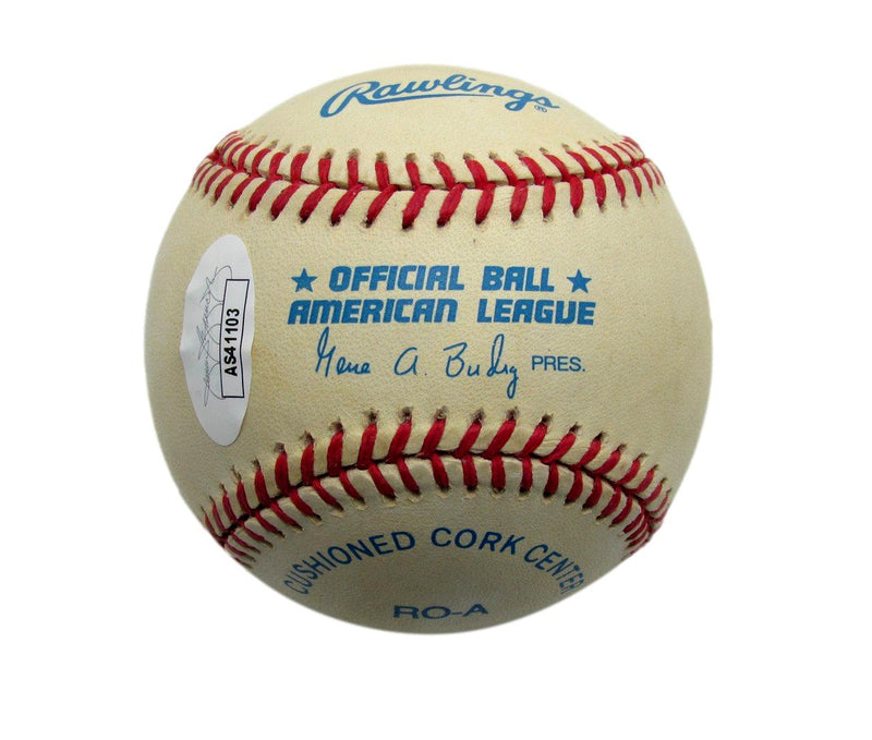 Earl Sidney Weaver HOF Signed Rawlings OAL Baseball Baltimore Orioles JSA 187318