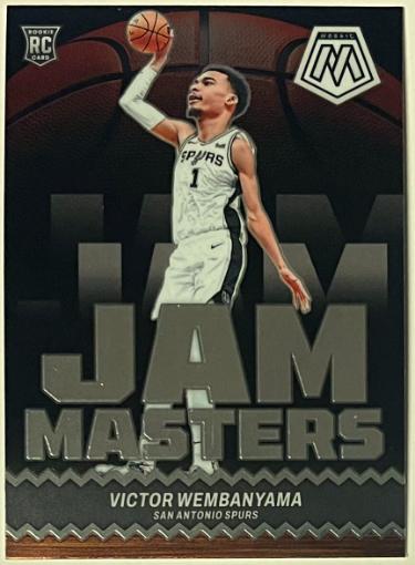 Victor Wembanyama 2023-24 Mosaic Jam Masters Rookie Card (RC) #3 (San Antonio Spurs)