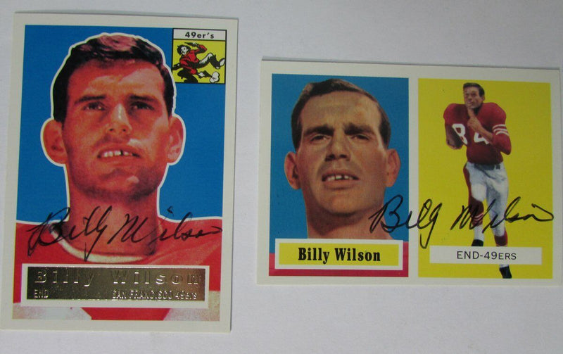 Lot of 25 Signed San Francisco 49ers Football Cards B. Wilson/Rathman 145482