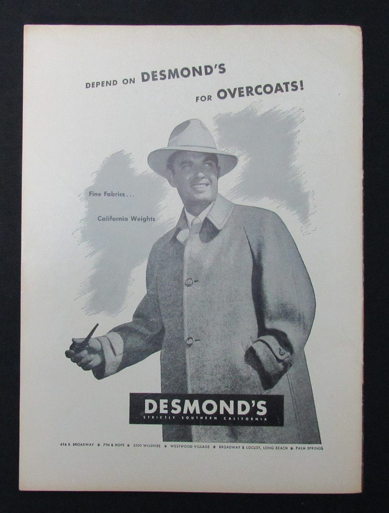 12/6/1947 So. California vs. Notre Dame Program 185945
