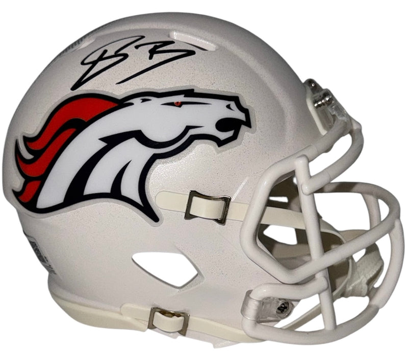 Pat Bryant Signed Denver Broncos 2024 Alternate Speed Mini Helmet GTSM