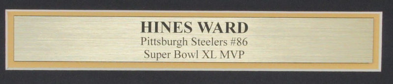 Hines Ward Signed/Autographed 11x14 Photo Pittsburgh Steelers Framed JSA 192370