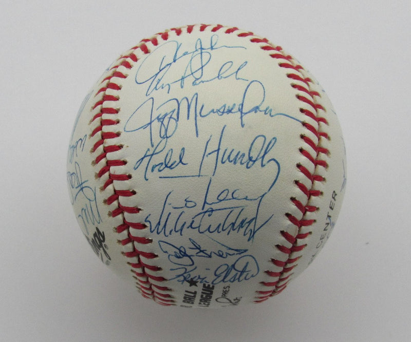 1990 New York Mets Team Signed by 30 Players ONL Baseball Strawberry  185518