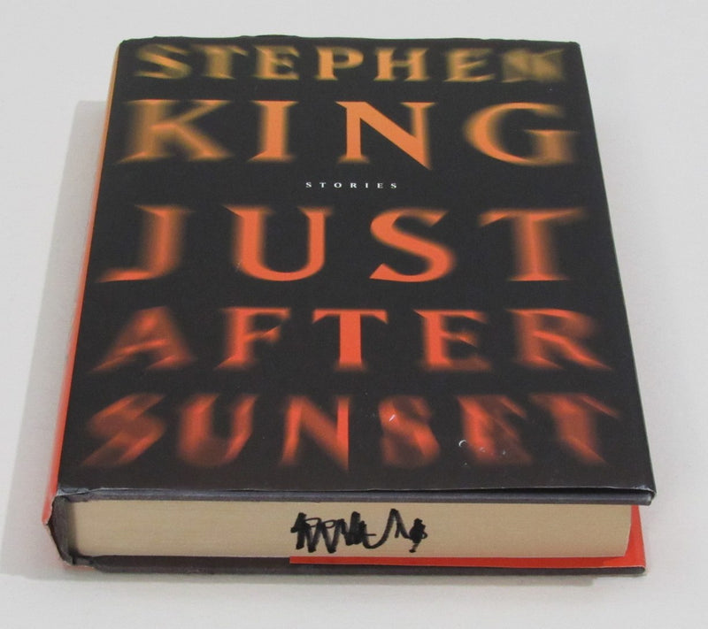 Stephen King Signed/Autographed "Just After Sunset" Book PSA/DNA 189573
