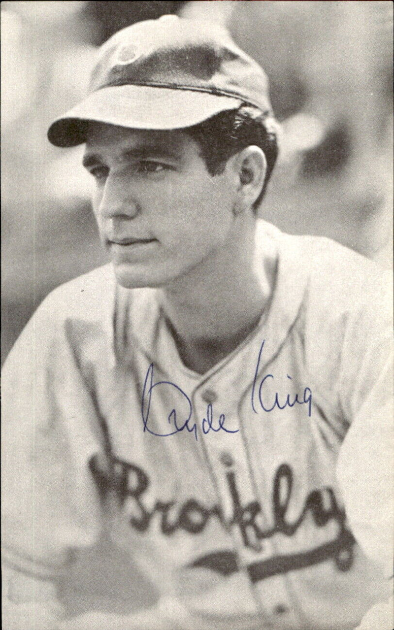 Clyde King Dodgers d. 2010 Signed/Autographed 3x5  Photo 178517