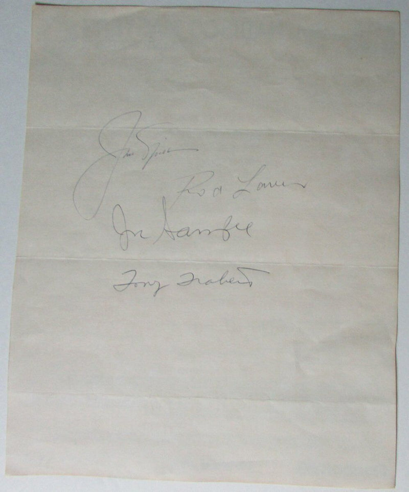 1986 Nabisco Masters Tennis Match Multi Signed by Nicklaus/Laver/Trabers 147507