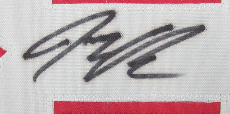 Jeremy Shockey Signed Blue/Red Custom Football Jersey New York Giants JSA 186587