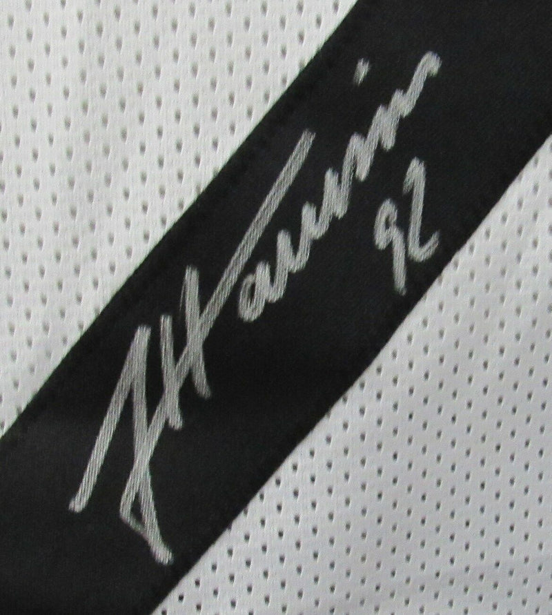 James Harrison Signed/Auto Steelers Custom White Football Jersey JSA 163159