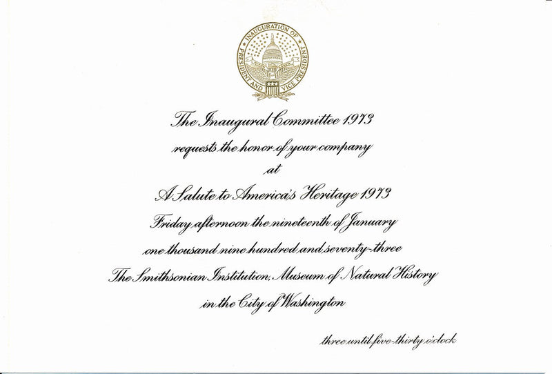 1973 Presidential Inauguration Program & Docs 1/20/1973 Richard Nixon 147383