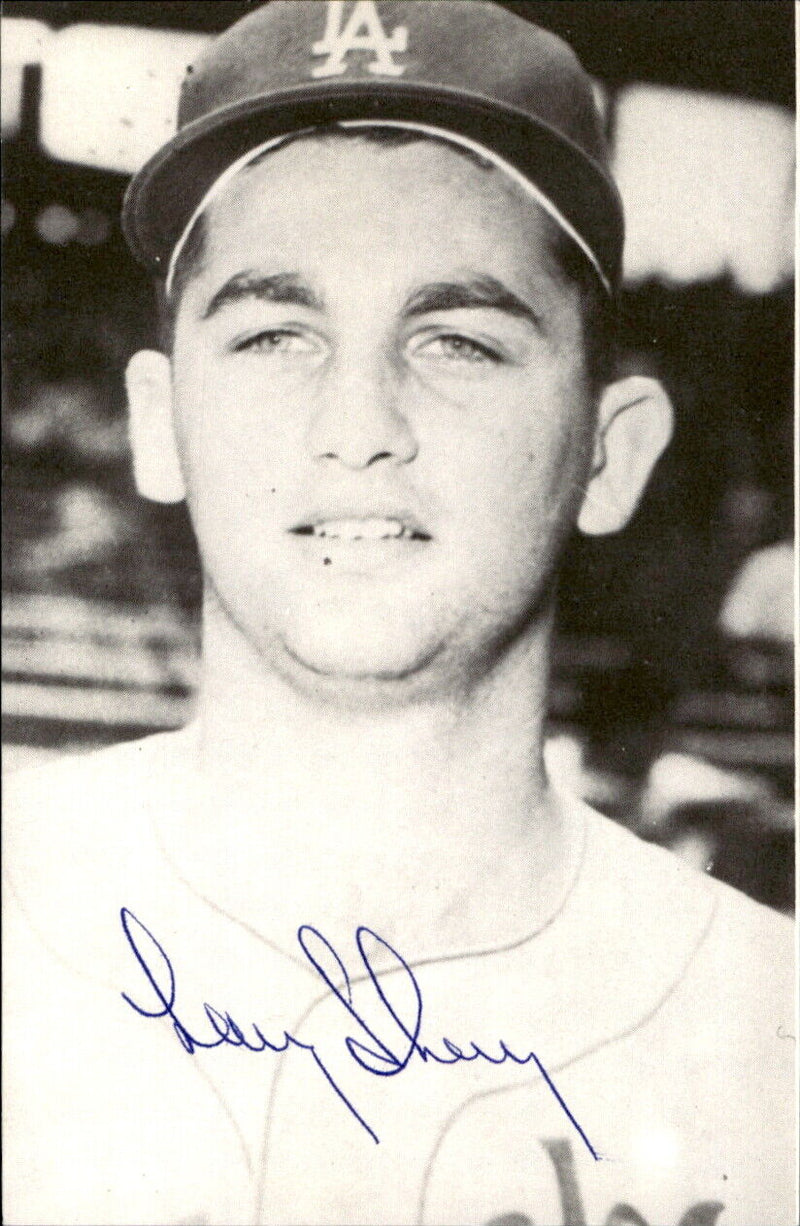 Larry Sherry LA Dodgers d. 2006 Signed/Autographed 3x5  Photo 178799