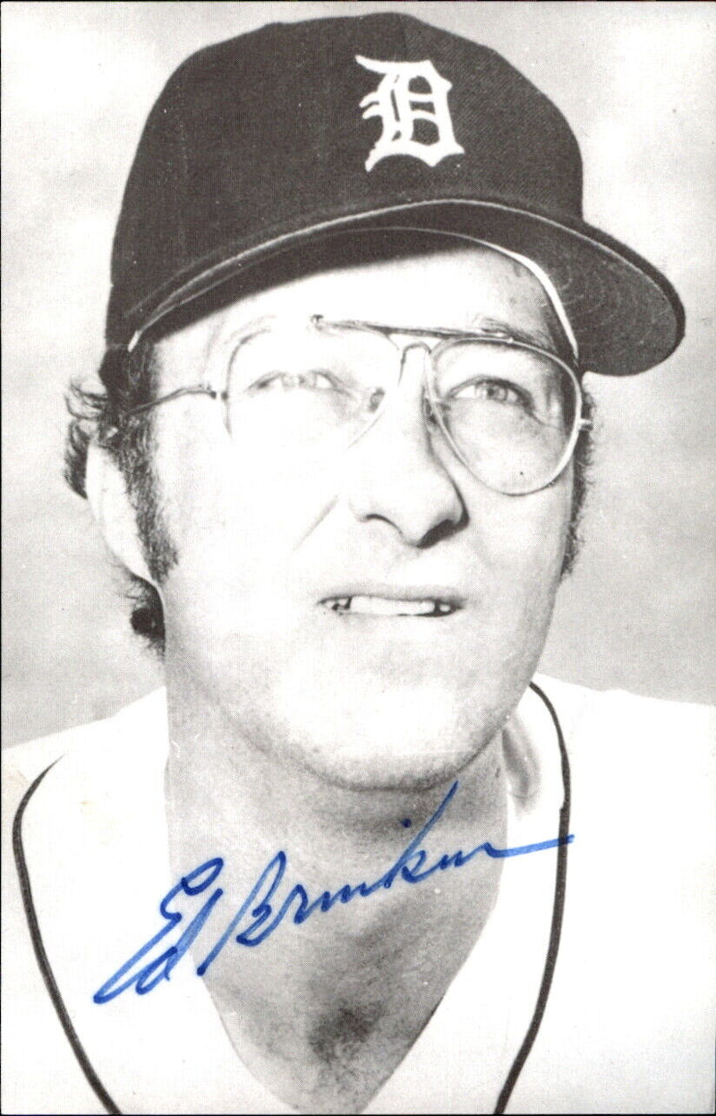 Ed Brinkman Tigers d. 2008 Signed/Autographed 3x5  Photo 177985